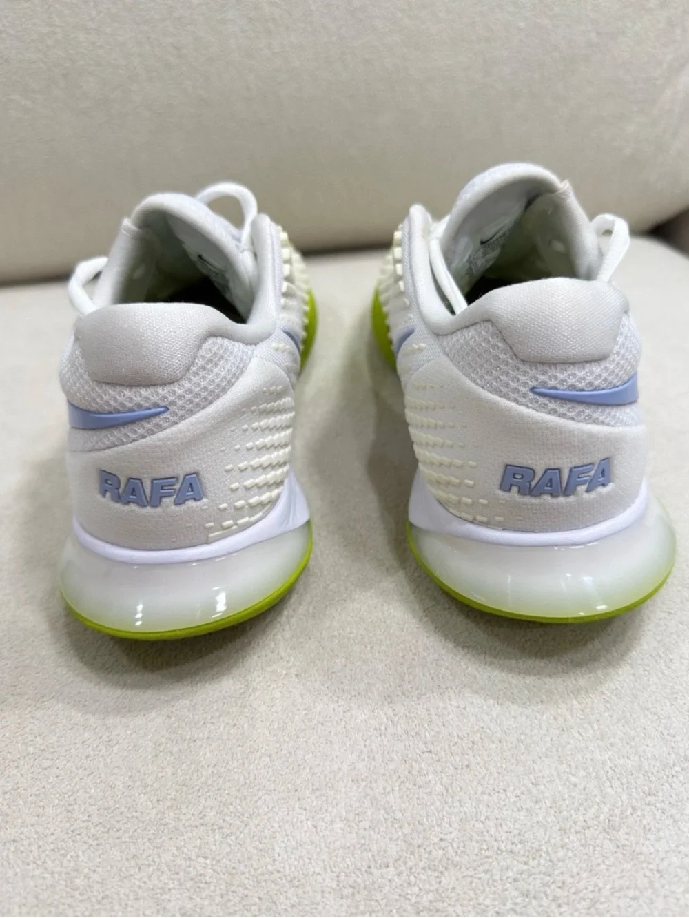 Nike Air Zoom Vapor Pro Rafa Tennis Shoes White Volt
